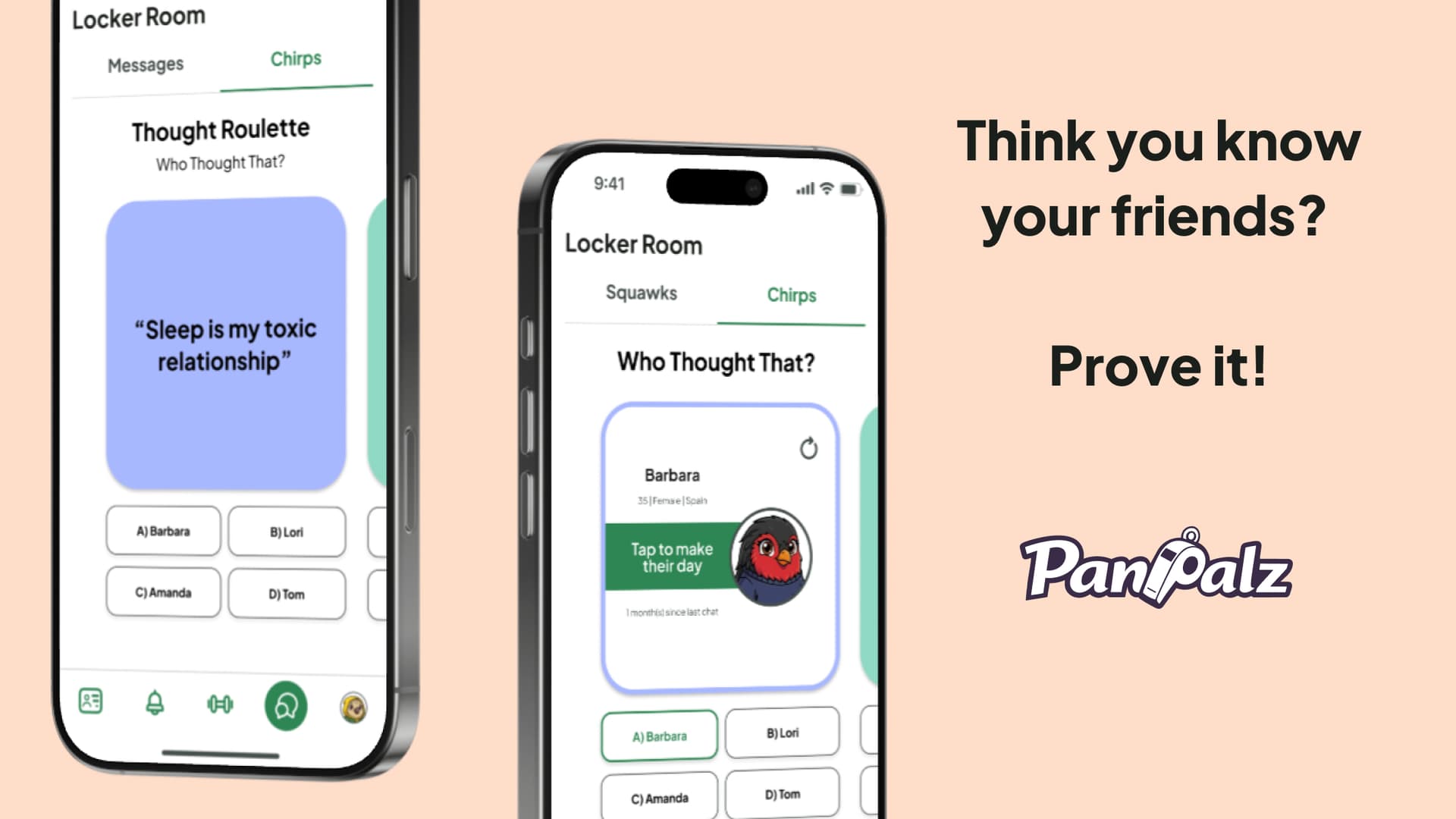 Think you know your friends? Prove it!'